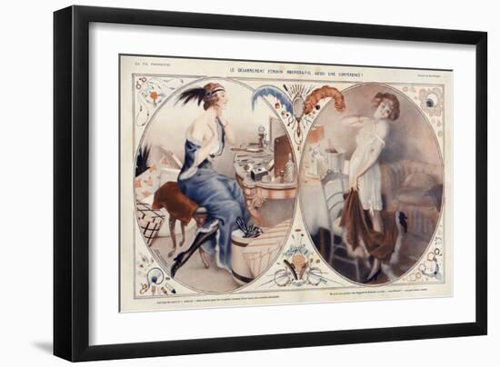 La Vie Parisienne, Leo Fontan, 1922, France-null-Framed Premium Giclee Print