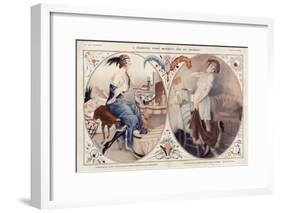 La Vie Parisienne, Leo Fontan, 1922, France-null-Framed Giclee Print