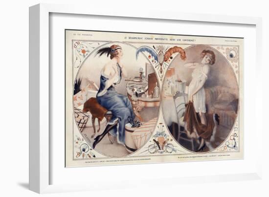 La Vie Parisienne, Leo Fontan, 1922, France-null-Framed Giclee Print