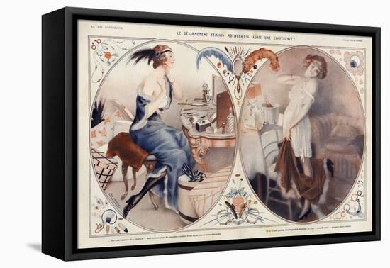 La Vie Parisienne, Leo Fontan, 1922, France-null-Framed Stretched Canvas