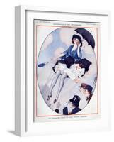 La Vie Parisienne, Leo Fontan, 1922, France-null-Framed Giclee Print