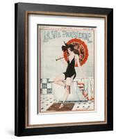 La vie Parisienne, Leo Fontan, 1923, France-null-Framed Giclee Print