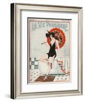 La vie Parisienne, Leo Fontan, 1923, France-null-Framed Giclee Print