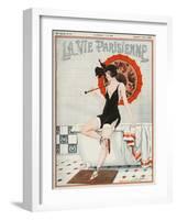 La vie Parisienne, Leo Fontan, 1923, France-null-Framed Premium Giclee Print