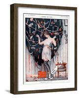 La Vie Parisienne, Leo Fontan, 1923, France-null-Framed Giclee Print