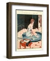 La Vie Parisienne, Leo Fontan, 1924, France-null-Framed Giclee Print