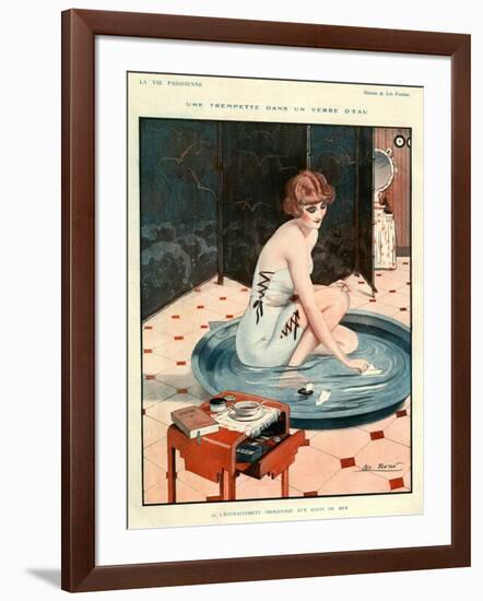 La Vie Parisienne, Leo Fontan, 1924, France-null-Framed Giclee Print