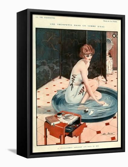 La Vie Parisienne, Leo Fontan, 1924, France-null-Framed Stretched Canvas