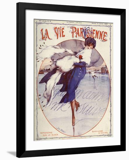 La Vie Parisienne, Leo Pontan, 1920, France-null-Framed Premium Giclee Print