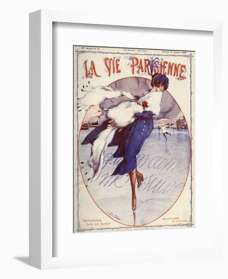 La Vie Parisienne, Leo Pontan, 1920, France-null-Framed Giclee Print