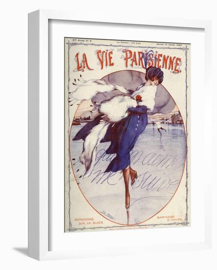 La Vie Parisienne, Leo Pontan, 1920, France-null-Framed Giclee Print