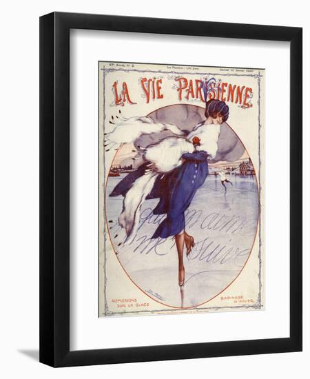 La Vie Parisienne, Leo Pontan, 1920, France-null-Framed Premium Giclee Print