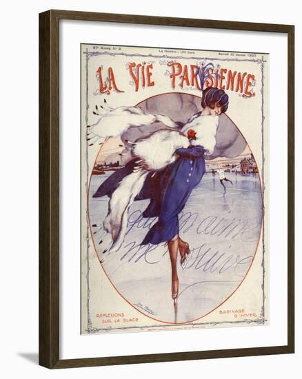 La Vie Parisienne, Leo Pontan, 1920, France-null-Framed Giclee Print