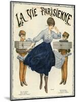 La Vie Parisienne, Magazine Cover, France, 1916-null-Mounted Giclee Print