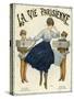 La Vie Parisienne, Magazine Cover, France, 1916-null-Stretched Canvas