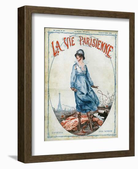 La Vie Parisienne, Magazine Cover, France, 1918-null-Framed Giclee Print