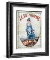 La Vie Parisienne, Magazine Cover, France, 1918-null-Framed Giclee Print