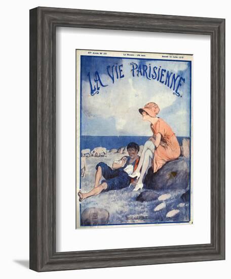 La Vie Parisienne, Magazine Cover, France, 1919-null-Framed Giclee Print