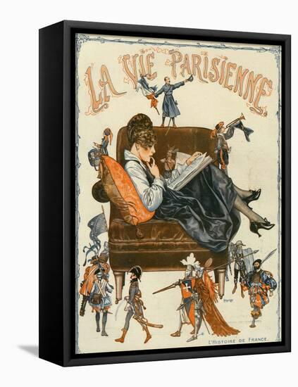 La Vie Parisienne, Magazine Cover, France, 1920-null-Framed Stretched Canvas