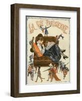 La Vie Parisienne, Magazine Cover, France, 1920-null-Framed Giclee Print