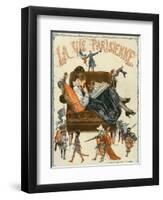 La Vie Parisienne, Magazine Cover, France, 1920-null-Framed Giclee Print