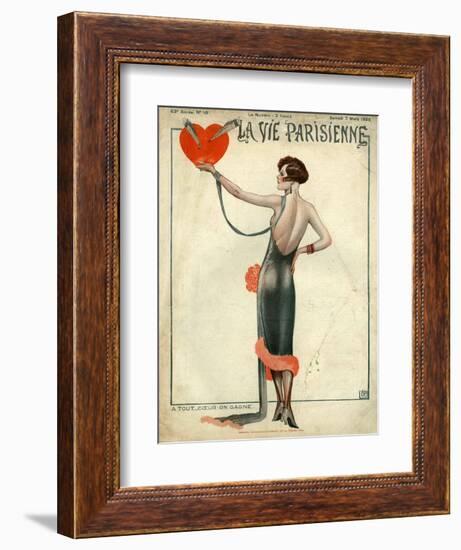 La Vie Parisienne, Magazine Cover, France, 1925-null-Framed Giclee Print