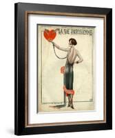La Vie Parisienne, Magazine Cover, France, 1925-null-Framed Giclee Print