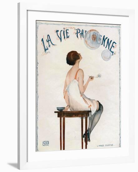 La Vie Parisienne, Magazine Cover, France, 1927-null-Framed Giclee Print