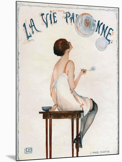 La Vie Parisienne, Magazine Cover, France, 1927-null-Mounted Giclee Print