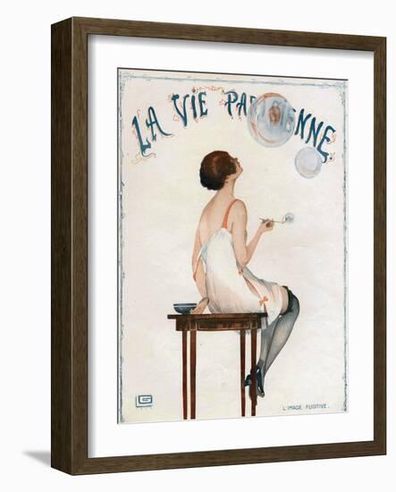 La Vie Parisienne, Magazine Cover, France, 1927-null-Framed Giclee Print