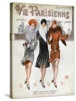 La Vie Parisienne, Magazine Cover, France, 1928-null-Stretched Canvas