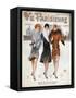 La Vie Parisienne, Magazine Cover, France, 1928-null-Framed Stretched Canvas