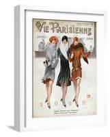 La Vie Parisienne, Magazine Cover, France, 1928-null-Framed Giclee Print