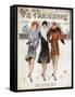 La Vie Parisienne, Magazine Cover, France, 1928-null-Framed Stretched Canvas