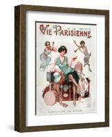 La Vie Parisienne, Magazine Cover, France, 1929-null-Framed Giclee Print