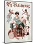 La Vie Parisienne, Magazine Cover, France, 1929-null-Mounted Giclee Print