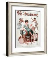 La Vie Parisienne, Magazine Cover, France, 1929-null-Framed Giclee Print