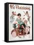 La Vie Parisienne, Magazine Cover, France, 1929-null-Framed Stretched Canvas
