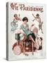 La Vie Parisienne, Magazine Cover, France, 1929-null-Stretched Canvas