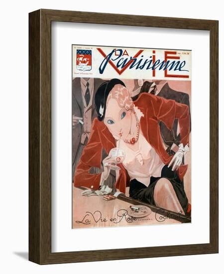 La Vie Parisienne, Magazine Cover, France, 1931-null-Framed Giclee Print