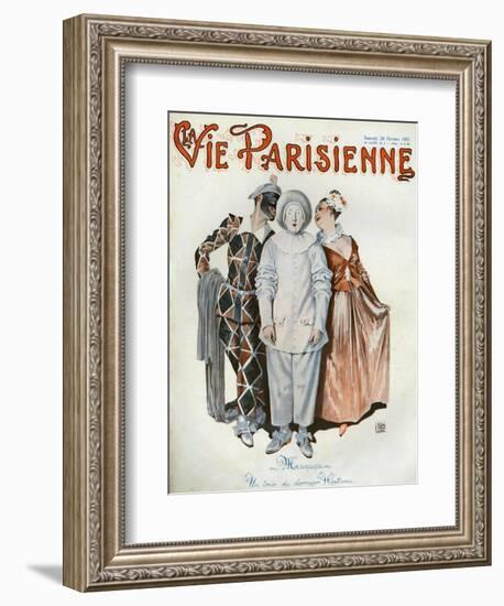 La Vie Parisienne, Magazine Cover, France, 1931-null-Framed Giclee Print