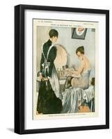 La Vie Parisienne, Magazine Plate, France, 1916-null-Framed Giclee Print