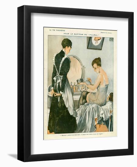 La Vie Parisienne, Magazine Plate, France, 1916-null-Framed Premium Giclee Print