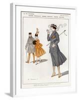 La Vie Parisienne, Magazine Plate, France, 1916-null-Framed Giclee Print