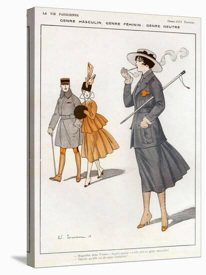 La Vie Parisienne, Magazine Plate, France, 1916-null-Stretched Canvas