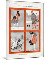 La Vie Parisienne, Magazine Plate, France, 1916-null-Mounted Giclee Print