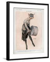 La Vie Parisienne, Magazine Plate, France, 1916-null-Framed Giclee Print