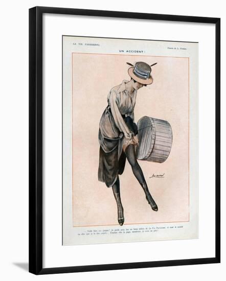 La Vie Parisienne, Magazine Plate, France, 1916-null-Framed Giclee Print