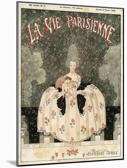 La Vie Parisienne, Magazine Plate, France, 1918-null-Mounted Giclee Print