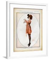 La Vie Parisienne, Magazine Plate, France, 1918-null-Framed Giclee Print